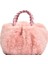 Pembe Kadınlar Zarif Crossbody Çanta Düz Renk Peluş Messenger Kılıfı Dokuma Saplı Omuz Çantaları Taşınabilir Küçük Seyahat Kız Tote (Yurt Dışından) 1