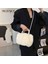 Pembe Kadınlar Zarif Crossbody Çanta Düz Renk Peluş Messenger Kılıfı Dokuma Saplı Omuz Çantaları Taşınabilir Küçük Seyahat Kız Tote (Yurt Dışından) 2