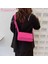 Mavi Basit Kapitone Çanta Düz Renk Niş Tasarımcı Crossbody Messenger Çanta Kare Kese Alışveriş Için Seyahat Için Küçük Flap (Yurt Dışından) 2