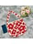 Kırmızı Moda Çiçek Omuz Çantası Kişiselleştirilmiş Eğlence Dokuma Çanta Çiçek Basit Kadınlar Için Crossbody Çanta Büyük Kapasiteli Tote (Yurt Dışından) 1
