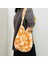 Kırmızı Moda Çiçek Omuz Çantası Kişiselleştirilmiş Eğlence Dokuma Çanta Çiçek Basit Kadınlar Için Crossbody Çanta Büyük Kapasiteli Tote (Yurt Dışından) 2