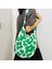 Kırmızı Moda Çiçek Omuz Çantası Kişiselleştirilmiş Eğlence Dokuma Çanta Çiçek Basit Kadınlar Için Crossbody Çanta Büyük Kapasiteli Tote (Yurt Dışından) 3