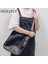 Pembe Vintage Çanta Dokuma Geniş Kayış Omuz Crossbody Çanta Moda Katı Retro Deri Bayanlar Kızlar Için Ayarlanabilir Kemer Günlük Çanta (Yurt Dışından) 4