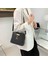 Siyah Vintage Moda Rahat Deri Omuz Çantası Timsah Desen Bayan Satchel Küçük Çanta Kıdemli Yüksek Kalite (Yurt Dışından) 2
