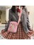 Mor Japon Tarzı Kadın Sevimli Temizle Aşk Shouder Renkli Toplar ile Crossbody Çanta Moda Düz Renk Oxford Kumaş Fermuar Çanta (Yurt Dışından) 3