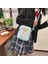 Mor Japon Tarzı Kadın Sevimli Temizle Aşk Shouder Renkli Toplar ile Crossbody Çanta Moda Düz Renk Oxford Kumaş Fermuar Çanta (Yurt Dışından) 4