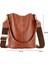 Siyah Vintage Crossbody Çanta Kadın Pu Deri Timsah Desen Omuz Messenger Kova Kadın Çanta Bayanlar Alışveriş Çantaları Seyahat Için (Yurt Dışından) 5