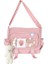 Pembe Kadınlar Vintage Crossbody Çanta Büyük Kapasiteli Kore Koleji Bayanlar Crossbody Kese Çok Cep Seyahat Için Ayarlanabilir Askı Günlük (Yurt Dışından) 1
