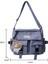 Siyah Rahat Bayanlar Crossbody Çanta Düz Renk Crossbody Messenger Çanta Çok Cepler Seyahat Naylon Crossbody Çanta Kolye Dekor (Yurt Dışından) 2