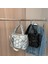 Gümüş Moda Kadın Omuz Çantaları Kış Düz Renk Naylon Pamuk-Yastıklı Çanta Rahat Kadın Büyük Fermuar Kapitone Crossbody Çanta Tote (Yurt Dışından) 3
