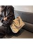 Gümüş Moda Kadın Omuz Çantaları Kış Düz Renk Naylon Pamuk-Yastıklı Çanta Rahat Kadın Büyük Fermuar Kapitone Crossbody Çanta Tote (Yurt Dışından) 4