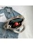 Siyah Kadın Crossbody Çanta Düz Renk Naylon Pamuk-Yastıklı Üstten Saplı Çanta Rahat Fermuar Kış Moda Kapitone Bayanlar Büyük Tote (Yurt Dışından) 5