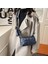 Gümüş Moda Pilili Kapitone Pamuk Yastıklı Izgara Çanta Kadın Büyük Kapasiteli Omuz Messenger Çanta Tasarım Satchel Alışveriş Çantası Çanta (Yurt Dışından) 5
