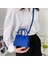 Beyaz 2022 Yeni Kadın Deri Küçük Kare Çanta Lüks En Saplı Çanta Kalın Zincir Omuz Crossbody Messenger Çanta Satchel Çanta (Yurt Dışından) 4