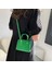 Beyaz 2022 Yeni Kadın Deri Küçük Kare Çanta Lüks En Saplı Çanta Kalın Zincir Omuz Crossbody Messenger Çanta Satchel Çanta (Yurt Dışından) 5
