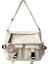 Beyaz Casual Bayanlar Crossbody Çanta Çok Cepler Crossbody Messenger Çanta Kolye Dekor Bayanlar Kız Için Naylon Crossbody Çanta Fermuar (Yurt Dışından) 1