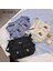 Beyaz Casual Bayanlar Crossbody Çanta Çok Cepler Crossbody Messenger Çanta Kolye Dekor Bayanlar Kız Için Naylon Crossbody Çanta Fermuar (Yurt Dışından) 5