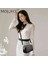Siyah Klasik Kadın Pu Çanta Küçük Kare Vintage Bayanlar Crossbody Çanta Fermuar Crossbody Messenger Çanta Kızlar Için Seyahat Çantası (Yurt Dışından) 3