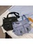 Beyaz Moda Bayanlar Crossbody Çanta Çok Cepler Crossbody Çanta Kolye Dekor Bayanlar Kız Için Crossbody Messenger Çanta Fermuar (Yurt Dışından) 3