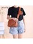 Siyah Kadın Omuz Çantası Deri Pu Crossbody Çanta Zincirleri Eşkenar Dörtgen Desen Küçük Para Çantası ile Seyahat Bayan Günlük Çanta (Yurt Dışından) 4