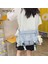Siyah Japon Harajuku Naylon Messenger Kılıfı Moda Rahat Kadın Crossbody Çanta Spor Seyahat Için Büyük Kapasiteli Lise Kitap Çantası (Yurt Dışından) 2