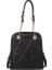 Siyah Moda Kadın Omuz Crossbody Çanta Baklava Desenli Satchels Pu Deri Zincir Rahat Seyahat Alışveriş Çantası Marka Tasarımcısı Çanta (Yurt Dışından) 1
