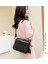 Gri Kadın Moda Crossbody Çanta Düz Renk Cep Telefonu Çanta Geniş Kayış Püsküller Zip Küçük Kare Bayanlar Kız Için Pu Deri (Yurt Dışından) 2