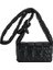 Siyah Kapitone Kadın Askılı Çanta Moda Toka Crossbody Çanta Rahat Flap Naylon Sonbahar Kış Yumuşak Düz Renk Alışveriş Seyahat Için (Yurt Dışından) 1
