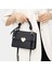 Siyah Kadınlar Için Yeni Trend Basit Çanta Suni Deri Küçük Klasik Moda Kadın Omuz Çantası Geniş Sapanlar Flap Crossbody Çanta (Yurt Dışından) 2