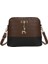 Kahverengi Moda Rahat Kadın Crossbody Çanta Timsah Desen Deri Omuz Çantası Geyik Dekor Telefon Çanta Çanta Alışveriş Için Küçük (Yurt Dışından) 1