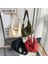 Kırmızı Japon Harajuku Kanvas Omuz Çantası Düz Renk Retro Crossbody Messenger Çanta Yumuşak Cepler Seyahat Için Büyük Kapasiteli (Yurt Dışından) 3