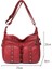 Açık Kahverengi 2023 Yeni Hakiki Deri Premium Çanta Perçinli Tasarım Orta Yaşlı Kadınlar Için Crossbody Çanta Messenger Omuz Çantası Kadın Tote (Yurt Dışından) 4