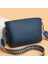 Göl Mavi Gelişmiş Doku Inek Derisi Deri Çanta Kadınlar Için Tote Geniş Kayış Omuz Çantası Katı Tasarımcı Crossbody Çanta Çanta Bayan Satchel (Yurt Dışından) 1