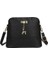 Siyah Moda Rahat Kadın Crossbody Çanta Timsah Desen Deri Omuz Çantası Geyik Dekor Telefon Çanta Çanta Alışveriş Için Küçük (Yurt Dışından) 1
