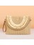 Gül Kırmızı Hasır Çanta Kadın El Dokuması Crossbody Çanta Vintage Manşonlar Çanta Çanta Büyük Kapasiteli Rahat Dokuma Bayanlar Plaj Omuz Çantası (Yurt Dışından) 3