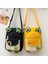 Siyah Yeni Stil Karikatür Kurbağa Askılı Çanta Moda Rahat Omuz Crossbody Kanvas Çanta Japon Günlük Sevimli Kız Küçük Tote Çanta Çanta (Yurt Dışından) 3