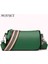 Siyah Vintage Kadınlar Pu Omuz Çantaları Düz Renk Moda Crossbody Çanta Yumuşak Doku Crossbody Messenger Çanta Seyahat Için Küçük (Yurt Dışından) 5