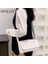 Haki Moda Crossbody Çanta Rahat Çevirme Kadın Askılı Çanta Basit Ayarlanabilir Askı Yumuşak Bez Hafta Sonu Tatili Için Taşınabilir Zarif (Yurt Dışından) 5