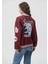 Kadın Scooby Doo Baskılı Bordo Sweatshirt 1S10031-85493 2
