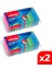 2 Paket 4'lü Colors Çizmez Bulaşık Süngeri 1