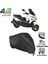 Kymco Xciting 250I Branda Motosiklet Brandası Bağlantı ve Kilit Uyumlu Siyah 1
