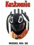 Peluş Kask Kılıfı Siyah Stitch 1