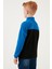 Yumuşak Dokulu Yarım Fermuarlı Renk Bloklu Dik Yaka Polar Unisex Çocuk Polar 5905004 5