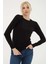 Bisiklet Yaka Slim Fit Ince Triko Kazak Bayan Kazak 23K0777K1 1