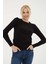 Bisiklet Yaka Slim Fit Ince Triko Kazak Bayan Kazak 23K0777K1 2