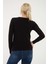 Bisiklet Yaka Slim Fit Ince Triko Kazak Bayan Kazak 23K0777K1 4