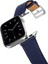 Polham Apple Watch 7-8 Ile Uyumlu 41MM Retro Tasarımlı Deri Kordon, Ultra Sağlam Kilitli Kayış 1