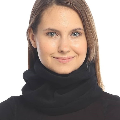 A02Teks Siyah Polar Boyunluk Bere görsel 4