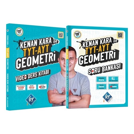 Kr Akademi Yayınları Kenan Kara Ile TYT - AYT Geometri Video Kitabı