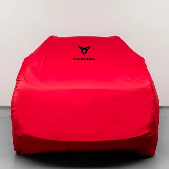 Teksin Cupra Formentor (2020-) Kumaş Logolu Oto Branda Penye Örtü Kırmızı